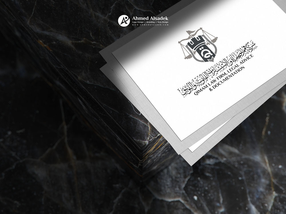 تصميم شعار مكتب قمم للمحاماة